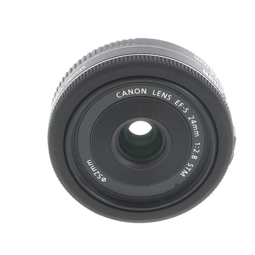 Canon EF-S 24mm f/2.8 STM Autofocus APS-C Lens, Black {52}