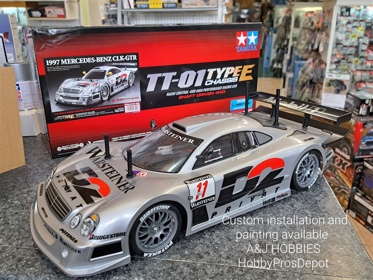 Tamiya 1/10 1997 Mercedes-Benz CLK-GTR TT-01 Type-E Kit with