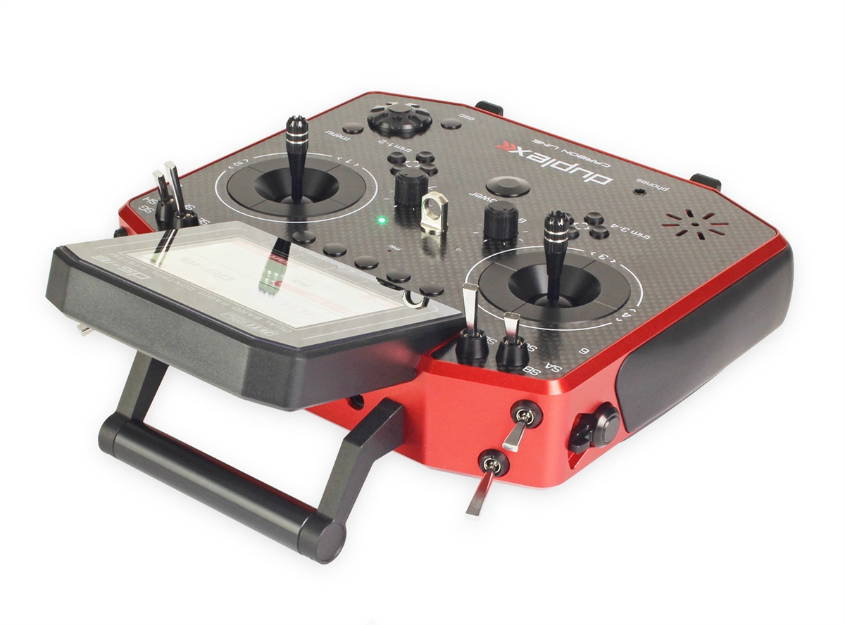 Jeti Duplex DS-16 G2 Carbon Metallic Red 2.4GHz/900MHz w/Rx R10