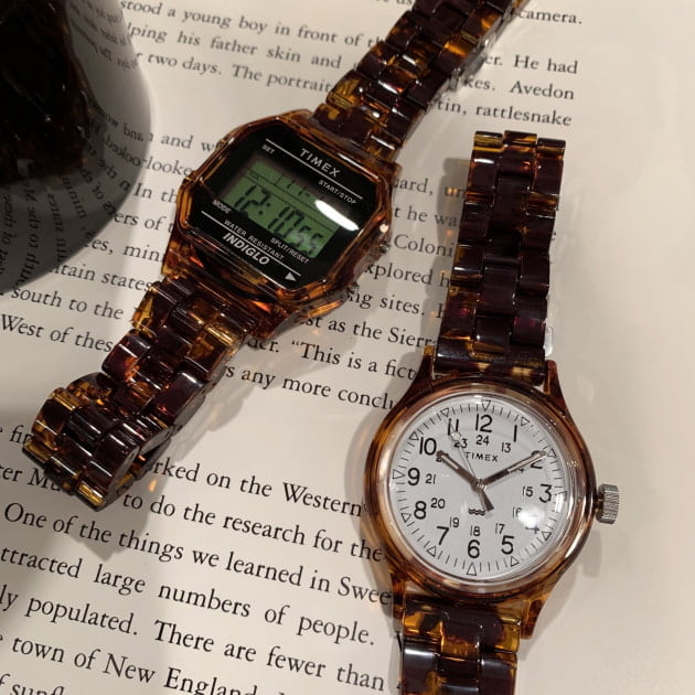 TIMEX＞別注アイテム。べっ甲カラーで新登場！｜ビームス ボーイ 原宿