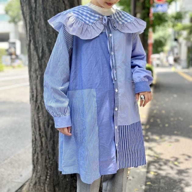 可愛いが詰まった♡＜TORI-TO＞フリルカラーシャツ！｜ビームス ボーイ