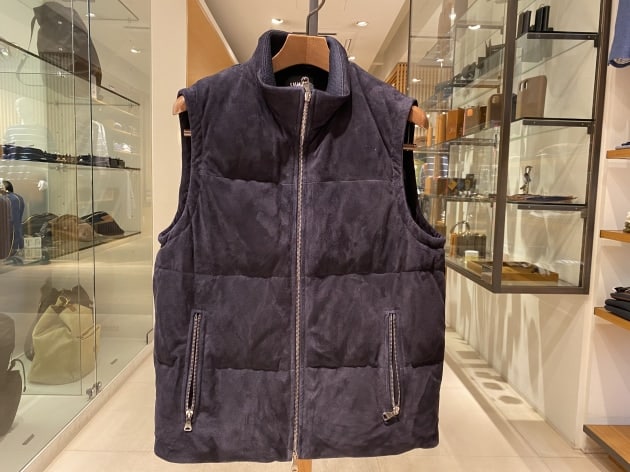 別注＜EMMETI（エンメティ）＞スエードダウンベスト…この