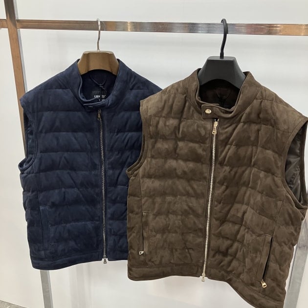 2024秋冬商品ご紹介ブログ⑤ ＜EMMETI＞スエードダウンベスト