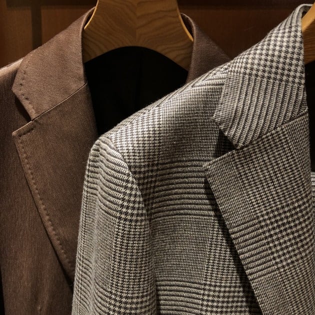 used】beams f イタリア製 スーツ セットアップ ブラウン チェック 10