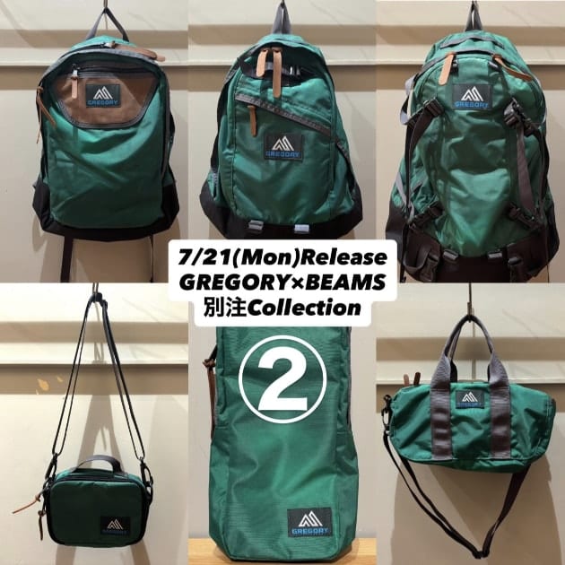 7/21(月)発売、GREGORY×BEAMS 別注Collection Part②】｜ビームス 大宮
