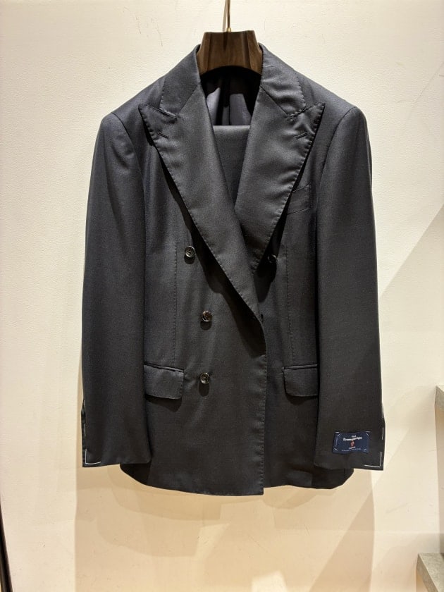 Brilla per il gusto〉25AW オススメチャコールグレーのダブルブレスト