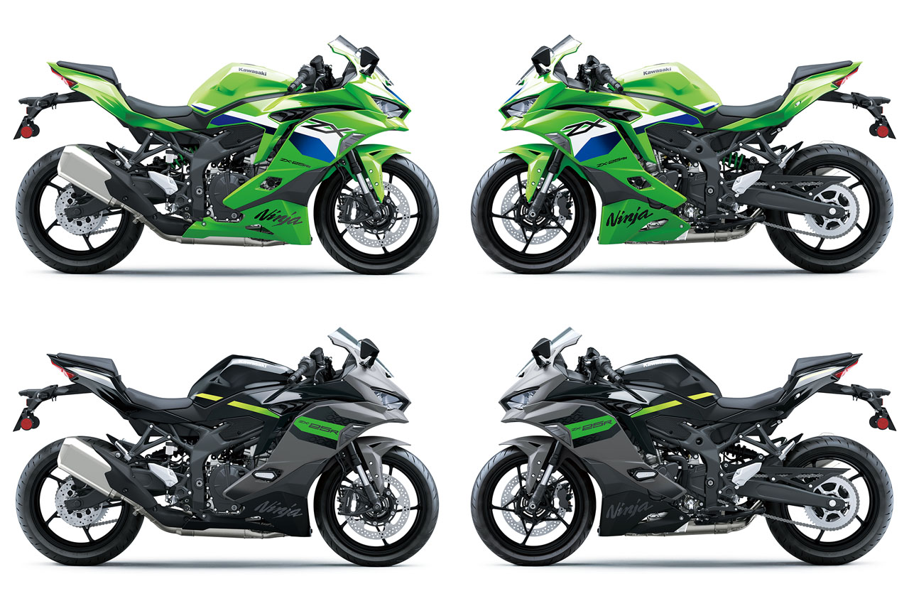 カワサキ、『Ninja ZX-25R』シリーズの2026年モデル発表。“RR”が日本初