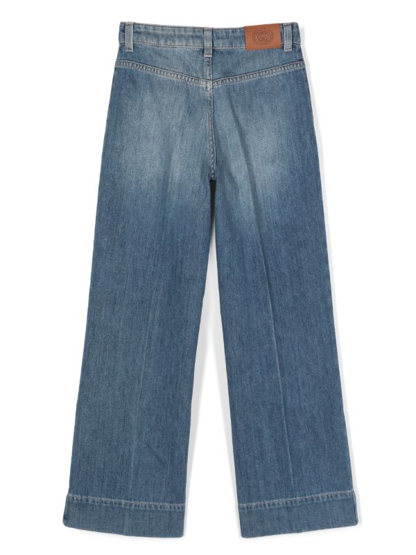 Gucci Kids ホースビット ジーンズ | ブルー | FARFETCH JP