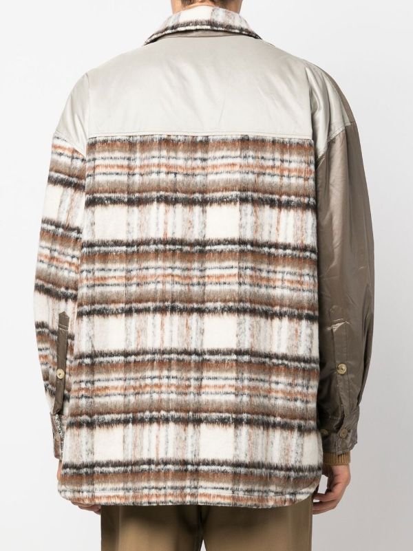 Feng Chen Wang PRINT PANELLED JACKET