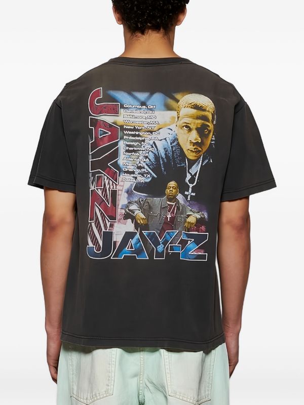 EARTHLING VIP Jay-Z Portrait Cotton T-shirt | FARFETCH