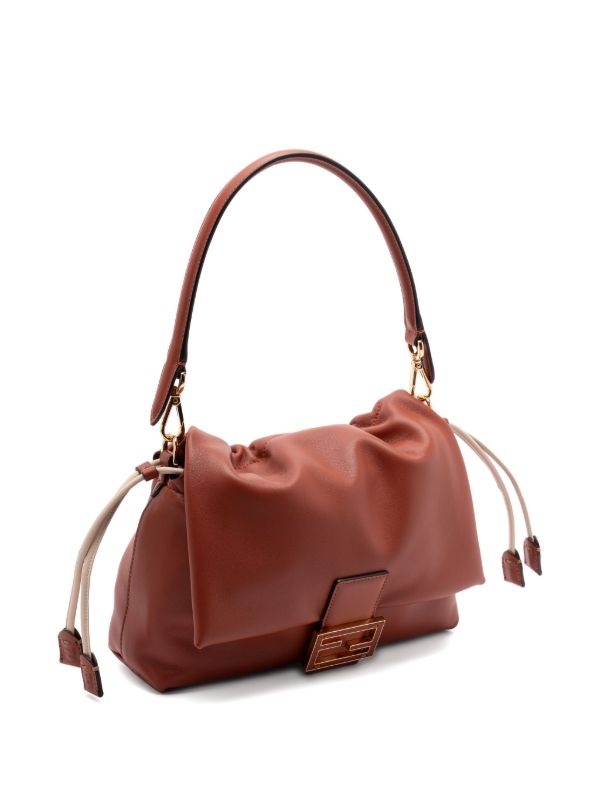 FENDI マンマバゲット ショルダーバッグ M | ブラウン | FARFETCH JP