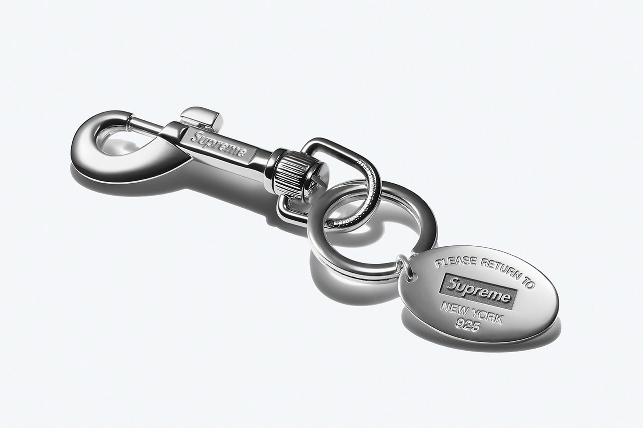 Supreme Tiffany & Co. Oval Tag Keyring ティファニー キー (Supreme