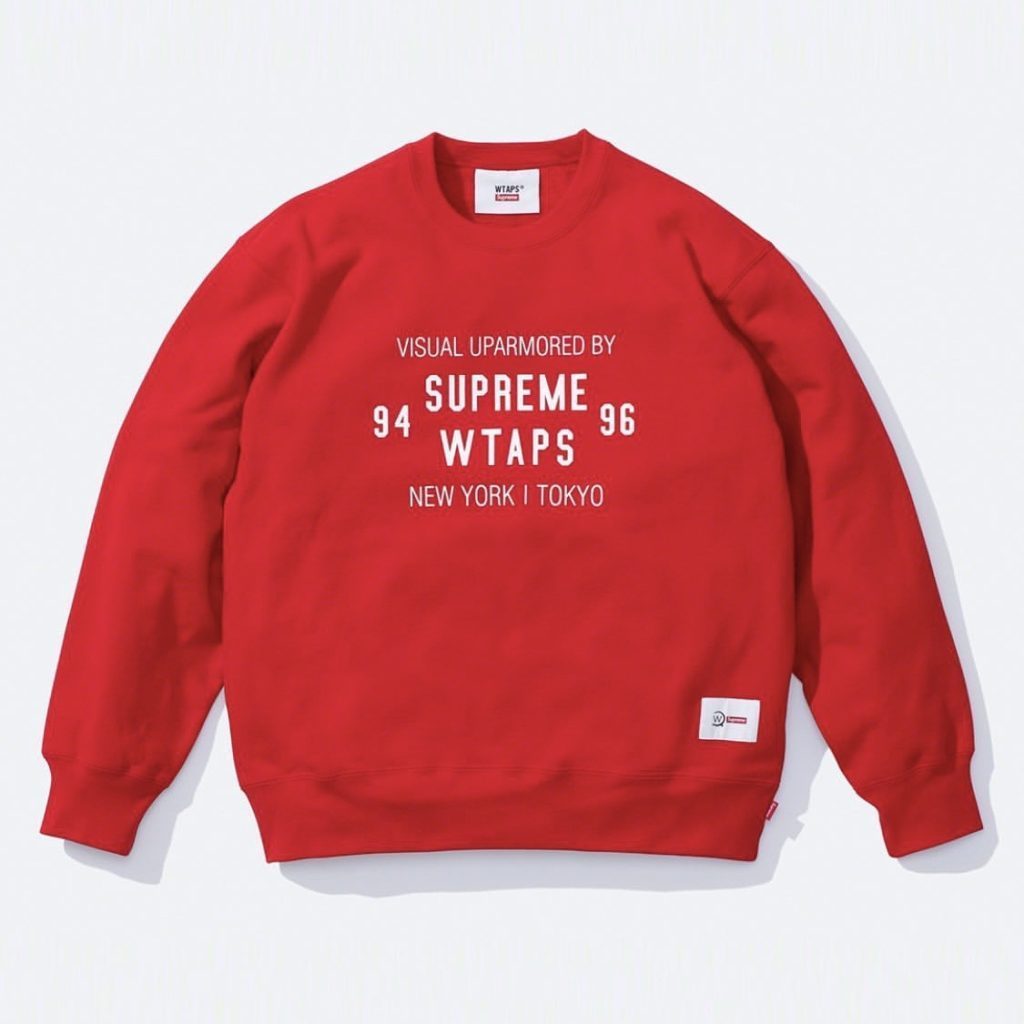FW21 Supreme WTAPS Crewneck - ダブルタップス クルーネック (Supreme