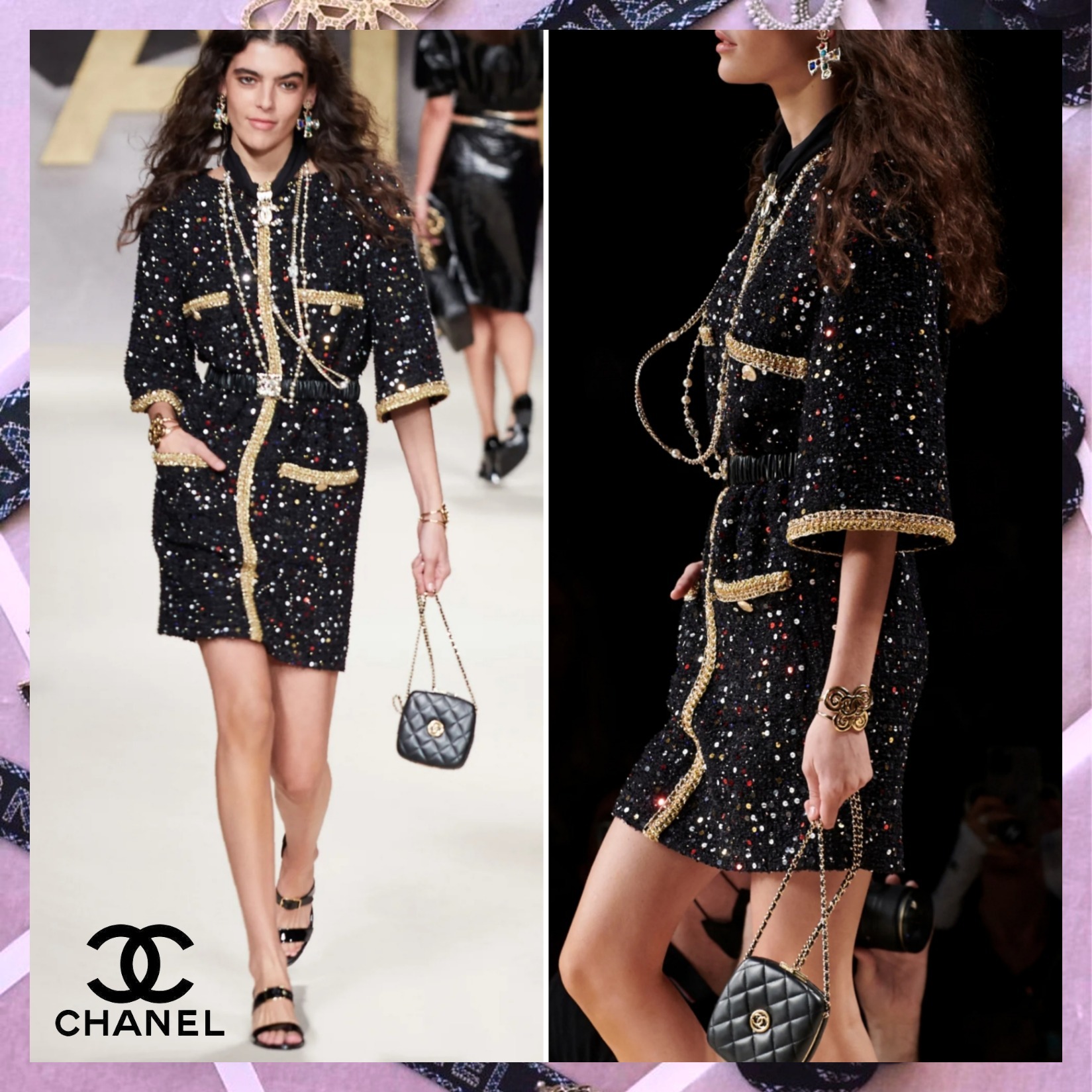 22SS☆即納！ 【CHANEL シャネル】 ドレス ワンピース 黒 関税込