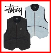 ☆人気☆【STUSSY】☆Stussy WASHED CANVAS PRIMALOFT VES.T☆ (STUSSY