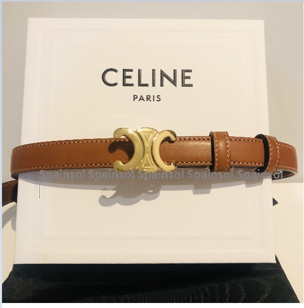 CELINE】スモール トリオンフ ベルト ナチュラルカーフスキン (CELINE