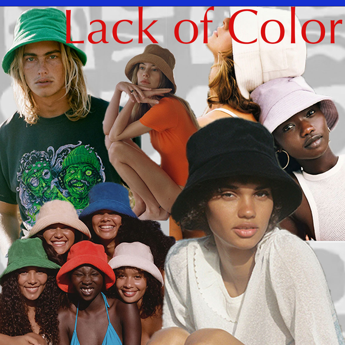 Lack of Color】ウェーブ バケット タオル地で心地良い！ (lack of