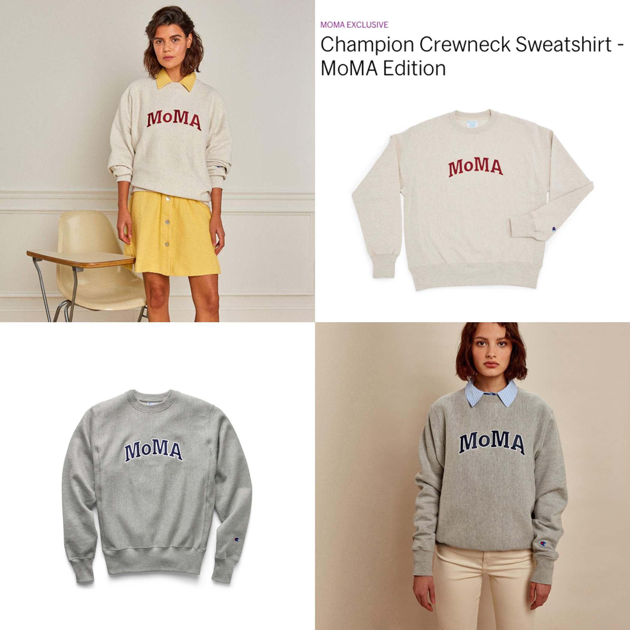 MoMA限定 Championクルーネックスウェットシャツ (MoMA/スウェット