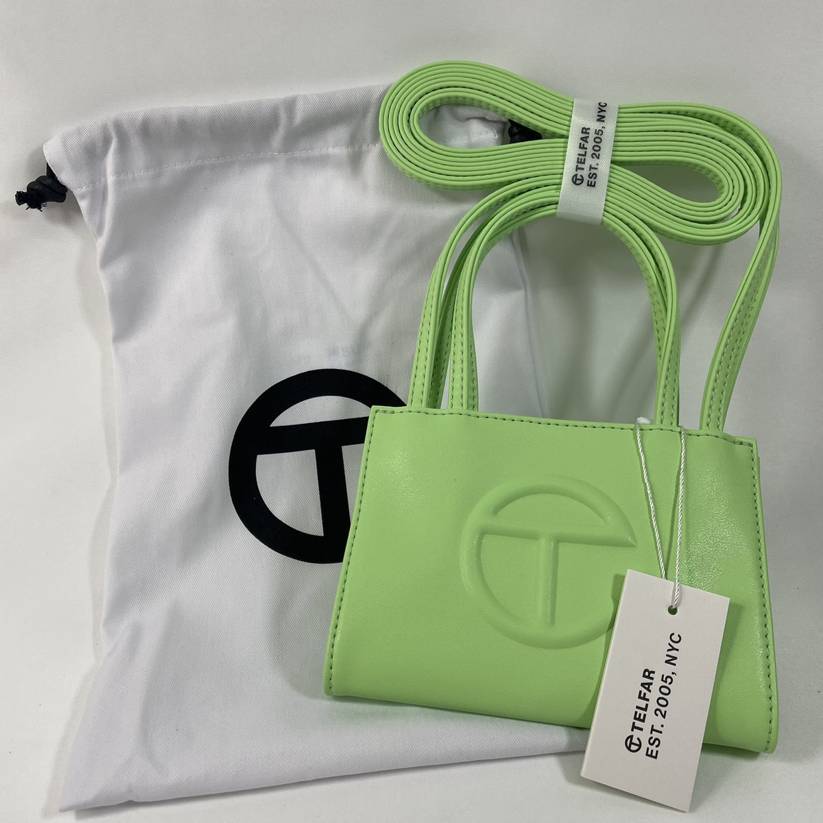 Telfar テルファースモール ショッピングバッグ ダブルミント 緑