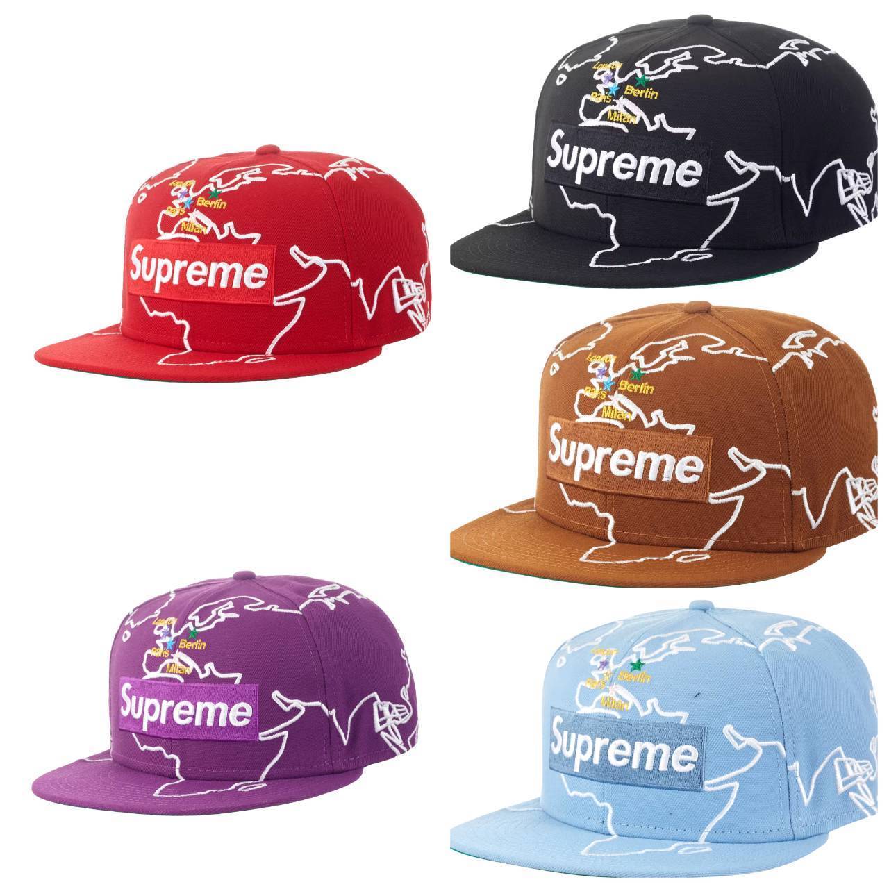 SUPREME☆ワールドワイドボックスロゴキャップ☆Box Logo (Supreme