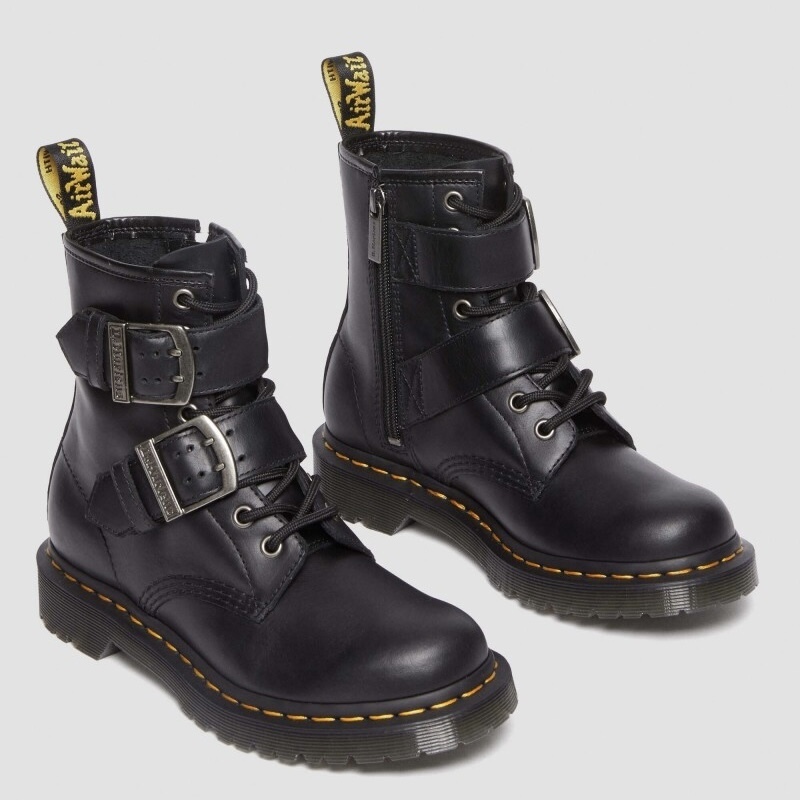 Dr.Martens】1460 バックル プルアップ レザーブーツ 8ホール (Dr