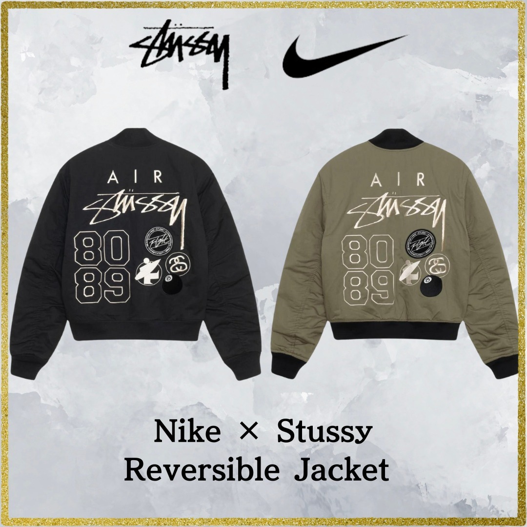 希少】Nike x Stussy Reversible Jacket ナイキ ステューシー (Nike