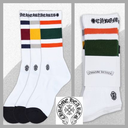 ホワイト（白）系 CHROME HEARTS(クロムハーツ) 靴下・ソックス(メンズ