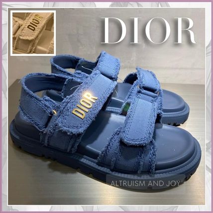 フットベッドサンダル ベージュ系 Dior(ディオール) - ブランド通販のBUYMA