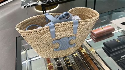 ブルー（青）系 CELINE(セリーヌ) かごバッグ(レディース) - ブランド