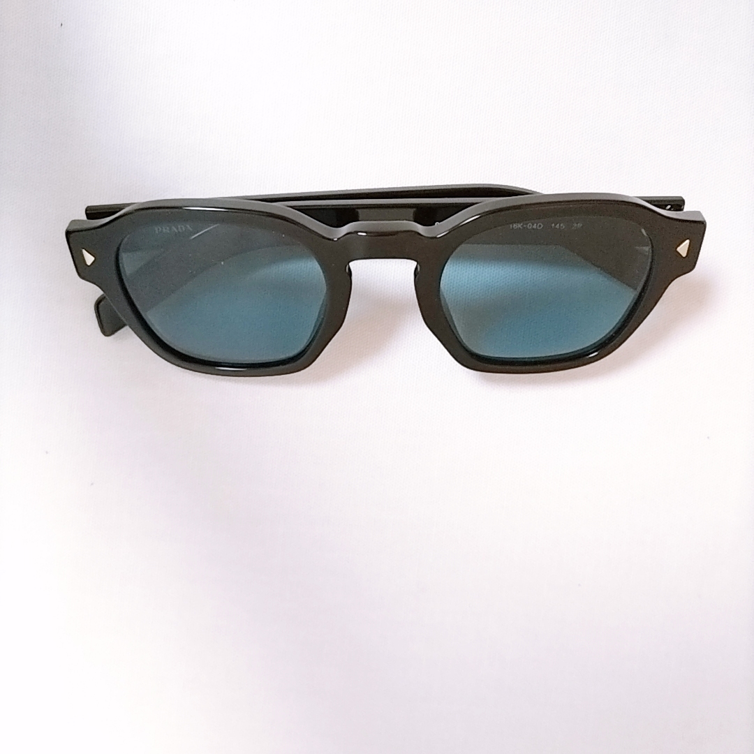 送料関税込◇PRADA メタルプラーク サングラス 偏光レンズ (PRADA