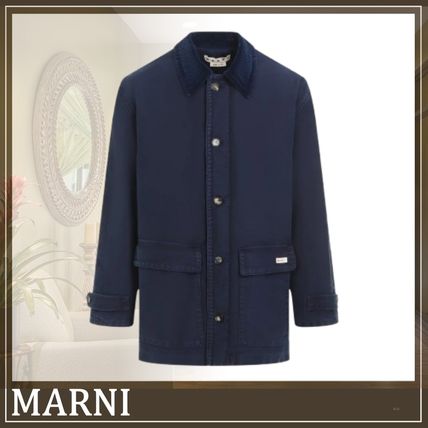 ネイビー（紺）系 MARNI(マルニ) コートその他(メンズ) - ブランド通販