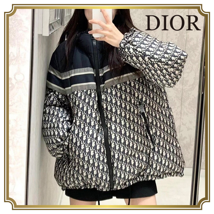 NJヘリン着用♡】DIOR リバーシブル パファージャケット (Dior/ダウン