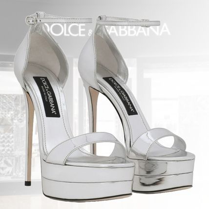 シルバー（銀色）系 26.5cm Dolce & Gabbana(ドルチェ&ガッバーナ) 靴