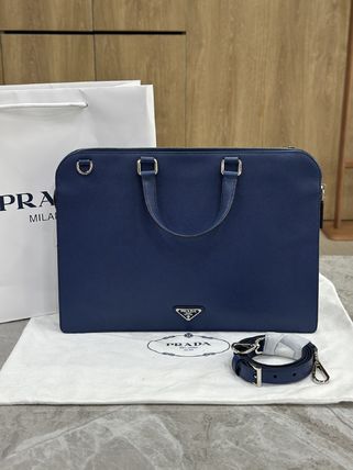 ブルー（青）系 PRADA(プラダ) ビジネスバッグ・アタッシュケース