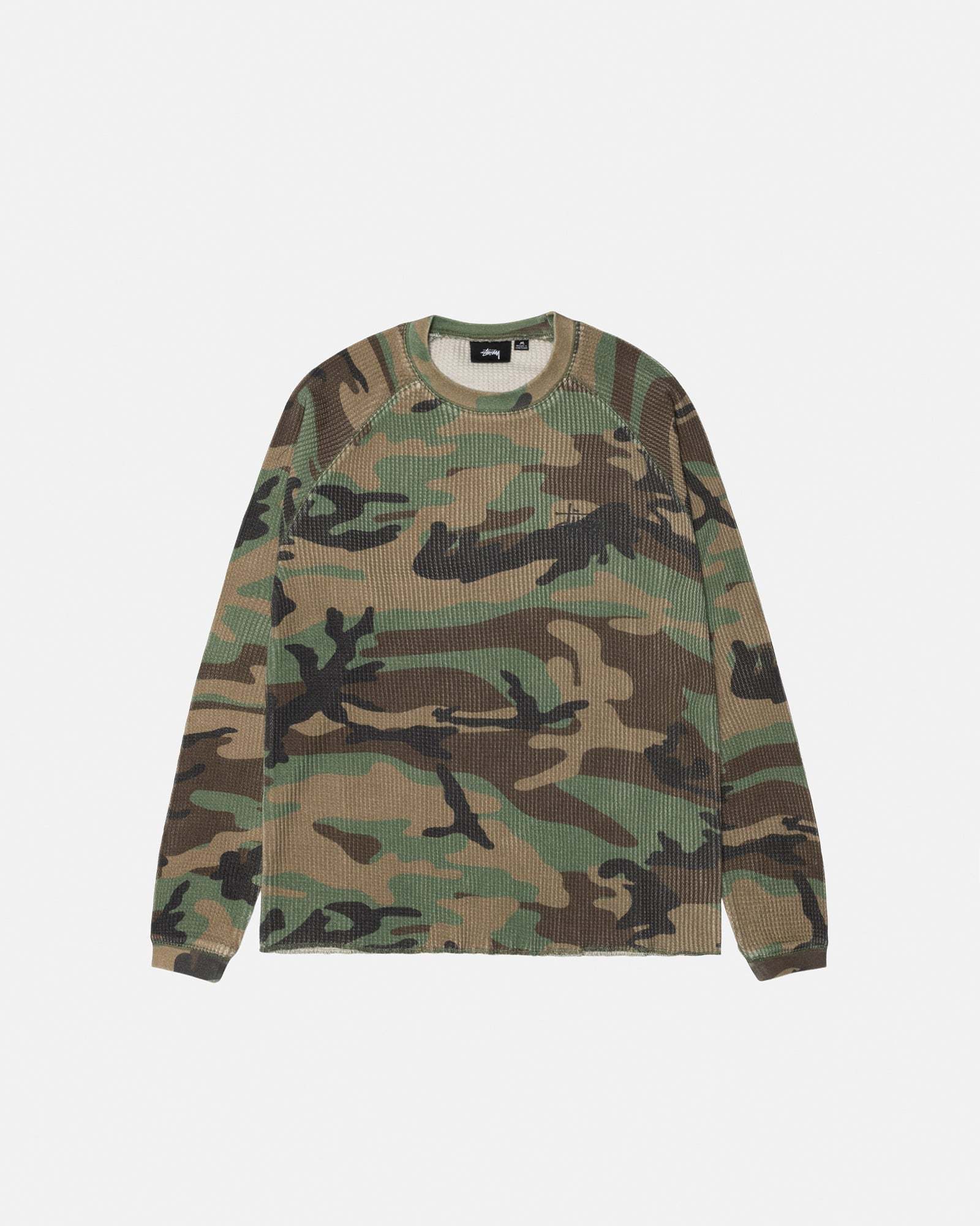 Stussy】 正規品☆ Basic Thermal Woodland Camo ☆人気 (STUSSY/T