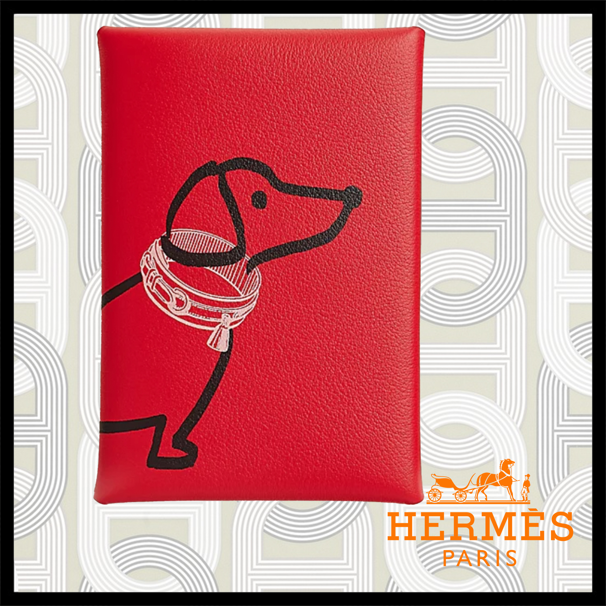 希少！】カルヴィデュオ Compact ダックスフンド (HERMES/カードケース