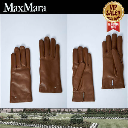 レザー（本革） Max Mara(マックスマーラ) 手袋(レディース