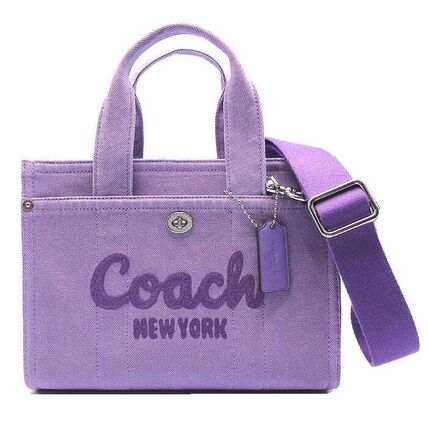 2WAY パープル（紫）系 Coach(コーチ) トートバッグ(レディース
