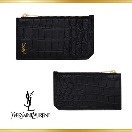 クロコダイル Saint Laurent(サンローラン) カードケース・名刺入れ