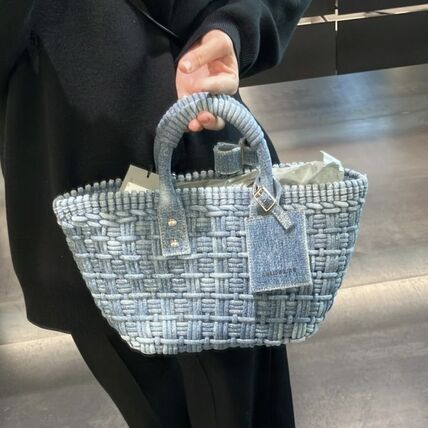 デニム BALENCIAGA(バレンシアガ) かごバッグ(レディース) - ブランド