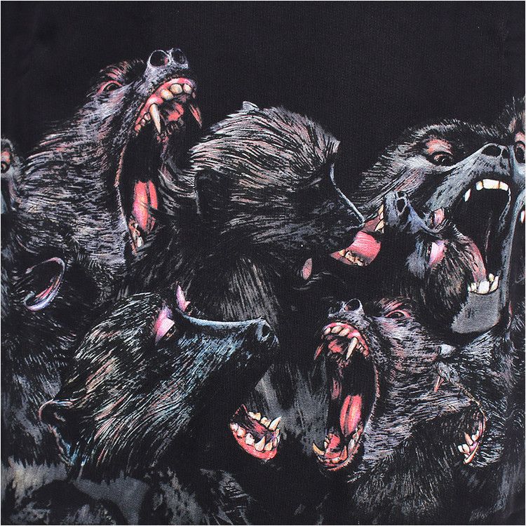 GIVENCHY 16AW BABUN モンキープリント トレーナー_BLACK (GIVENCHY