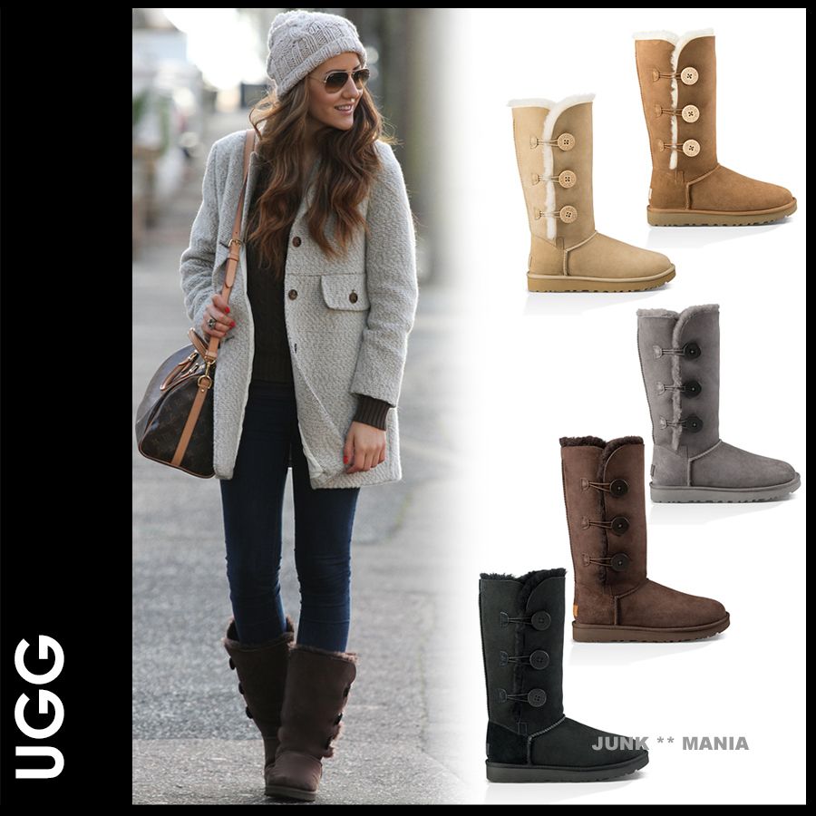 ☆追跡付【UGG】BAILEY BUTTON TRIPLET Ⅱ (UGG/ロングブーツ