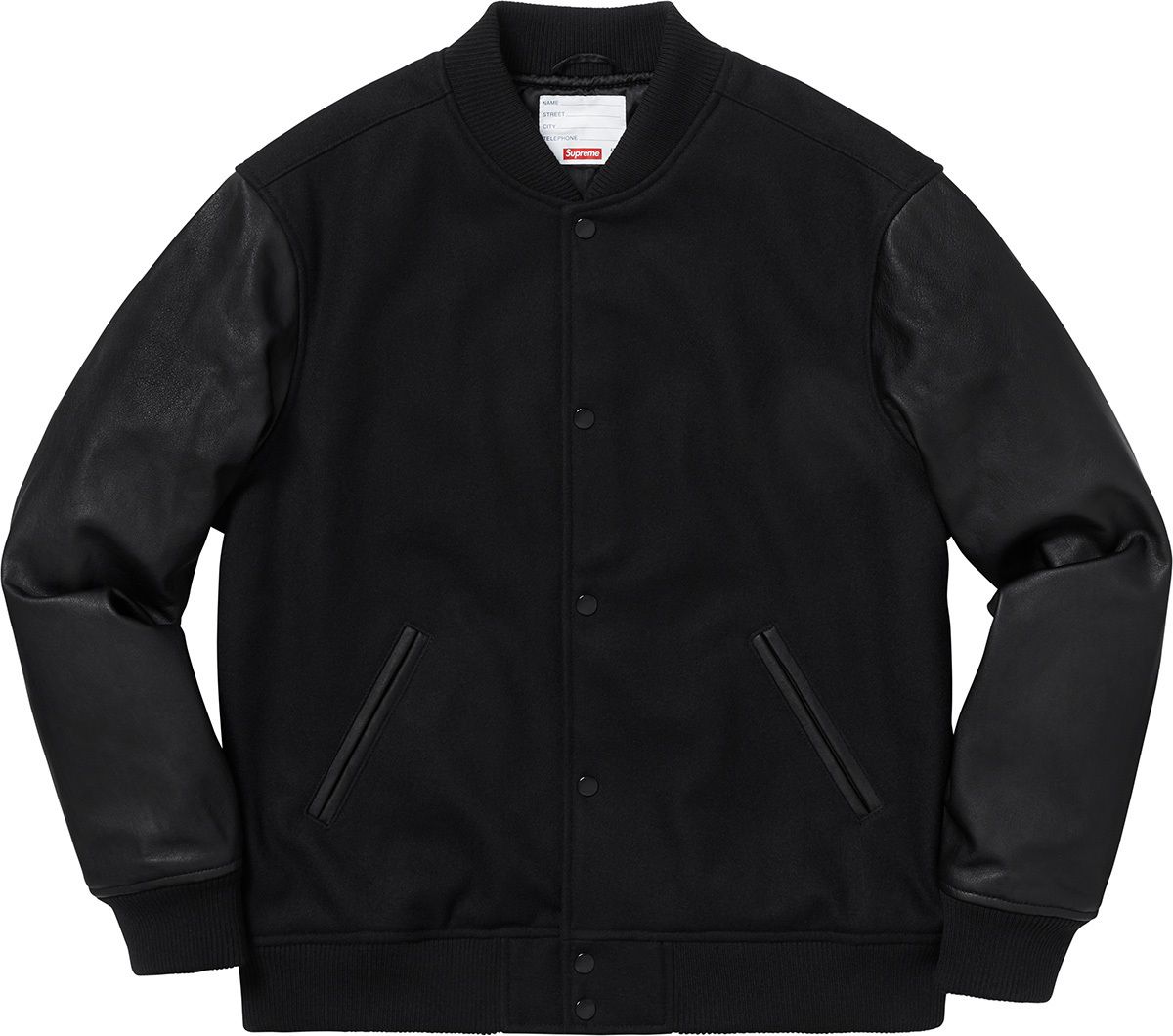 18AW Supreme Motion Logo Varsity Jacket - モーションロゴ (Supreme