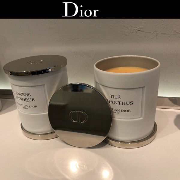 Dior ギフトに最適なキャンドル、カバー、コースター3点セット！ (Dior