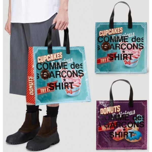 関税込】新作◇COMME DES GARCONS SHIRT◇ロゴ トートバッグ (COMME