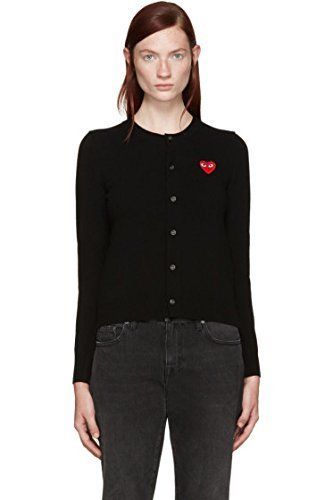 PLAY コムデギャルソン カーディガン レディース ブラック M (COMME