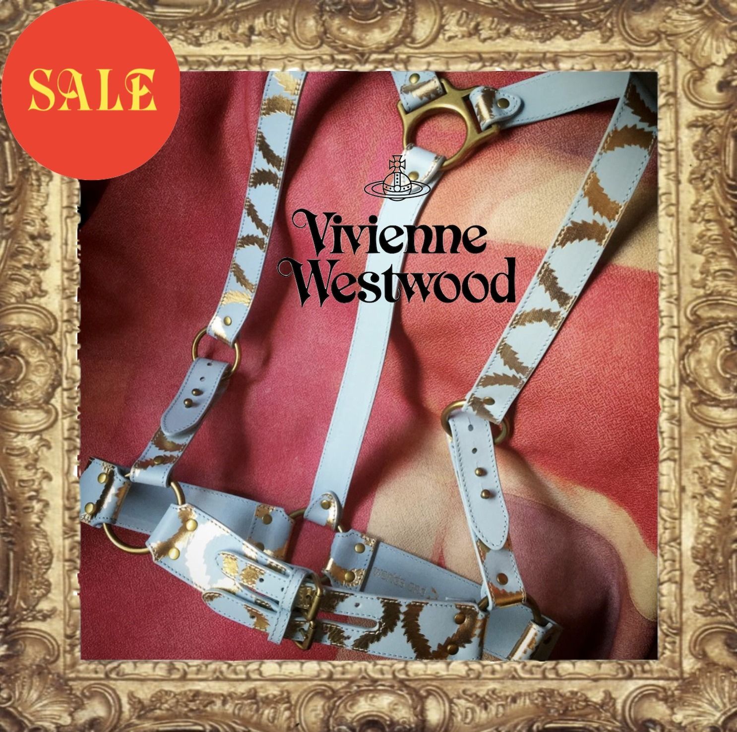 SALE☆Vivienne Westwood スクイグル BONDAGE ハーネス ベルト