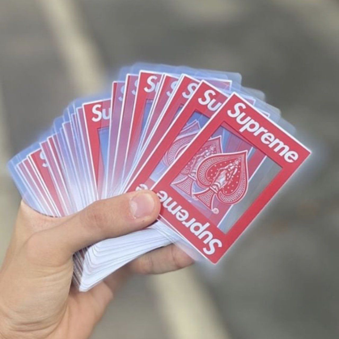 FW20 Supreme Bicycle Clear Playing Cards - トランプ (Supreme