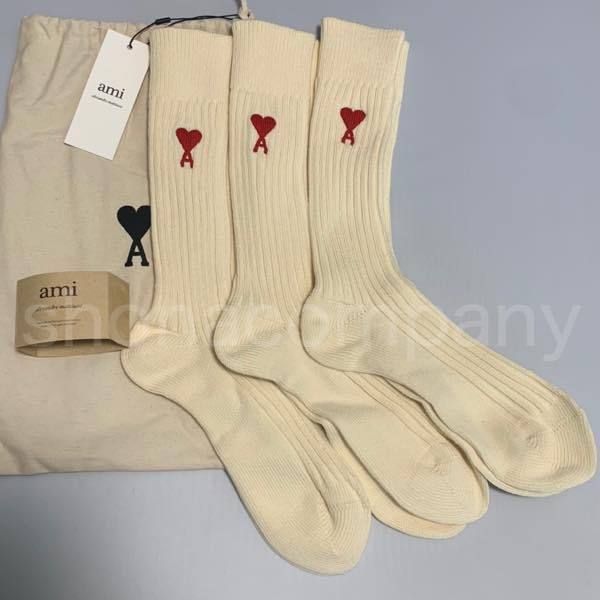 関税込】◇AMI ALEXANDRE MATTIUSSI◇ロゴ ソックス 3足セット (AMI