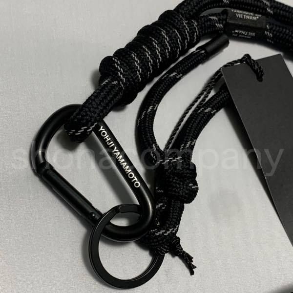 関税込】◇Y-3 ワイスリー◇ロゴ カラビナ コード ランヤード (Y-3